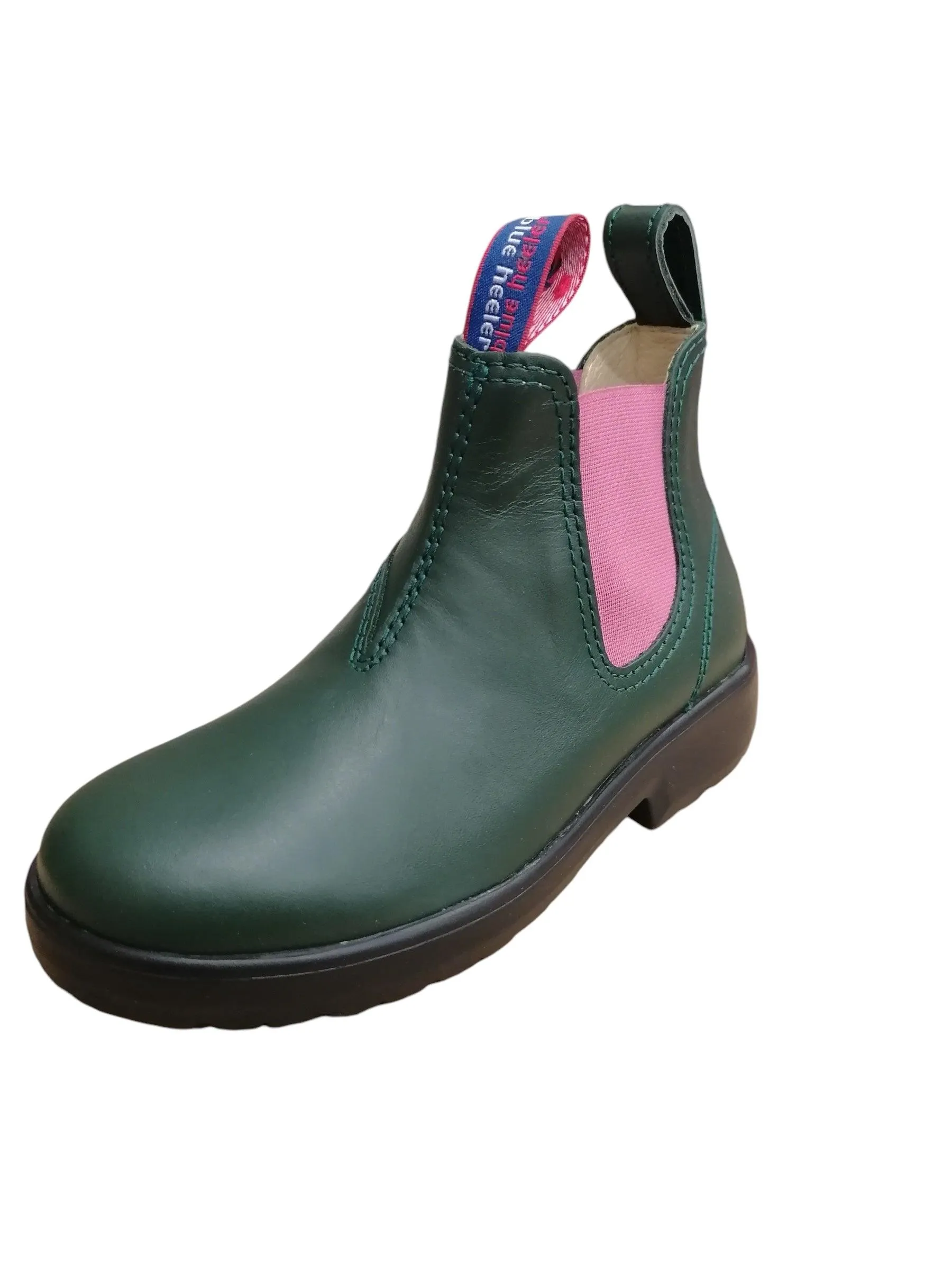 Blue Heeler- OUTBACK KIDS chelsea boots green/mauve